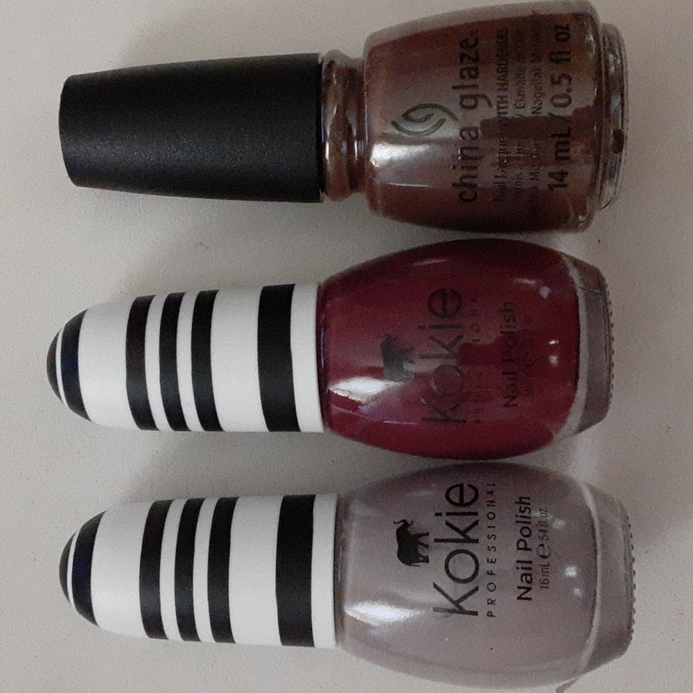 Fall Trio China Glaze and Kokie Professionals 💅